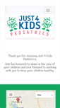 Mobile Screenshot of just4kidspediatrics.com